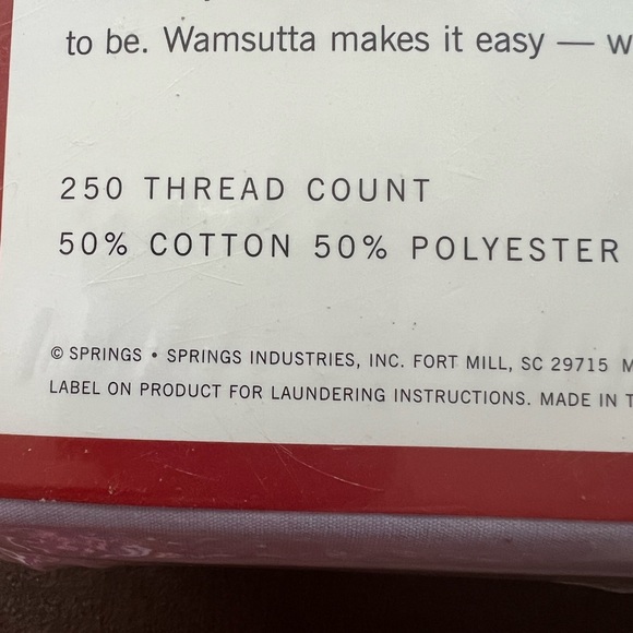 Vintage Wamsutta Soft Blend Twin Sheet - Picture 3 of 3
